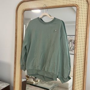 For Love & Lemons Olive Green Sweatshirt